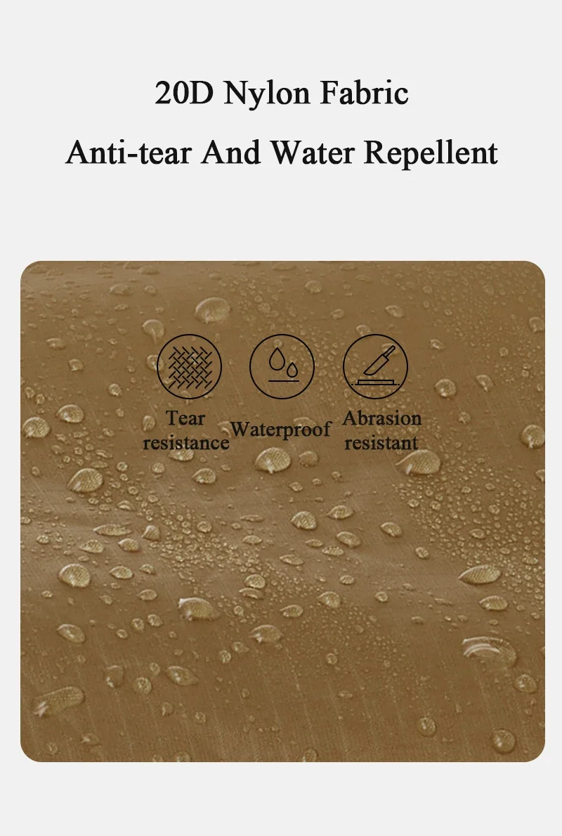 Naturehike Aufbewahrungstaschen Tragbare Öko-Taschen für den Bergsport Wasserabweisende Outdoor-Einkaufstasche – Detail 5