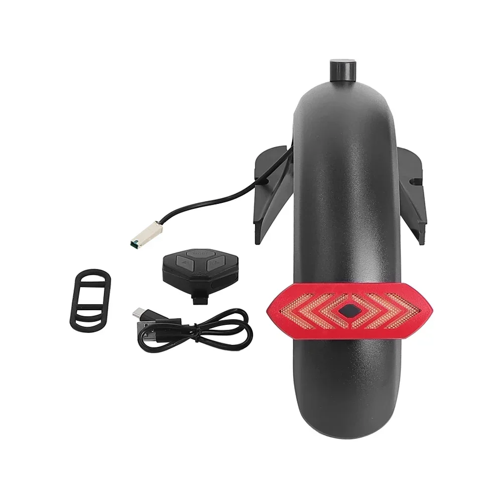 Richtingaanwijzer Spatbord Kit voor Ninebot Max G30 Elektrische Scooter Lamp Draadloze Led Afstandsbediening Verlichting Achterspatbord + Achterlicht Accessoire