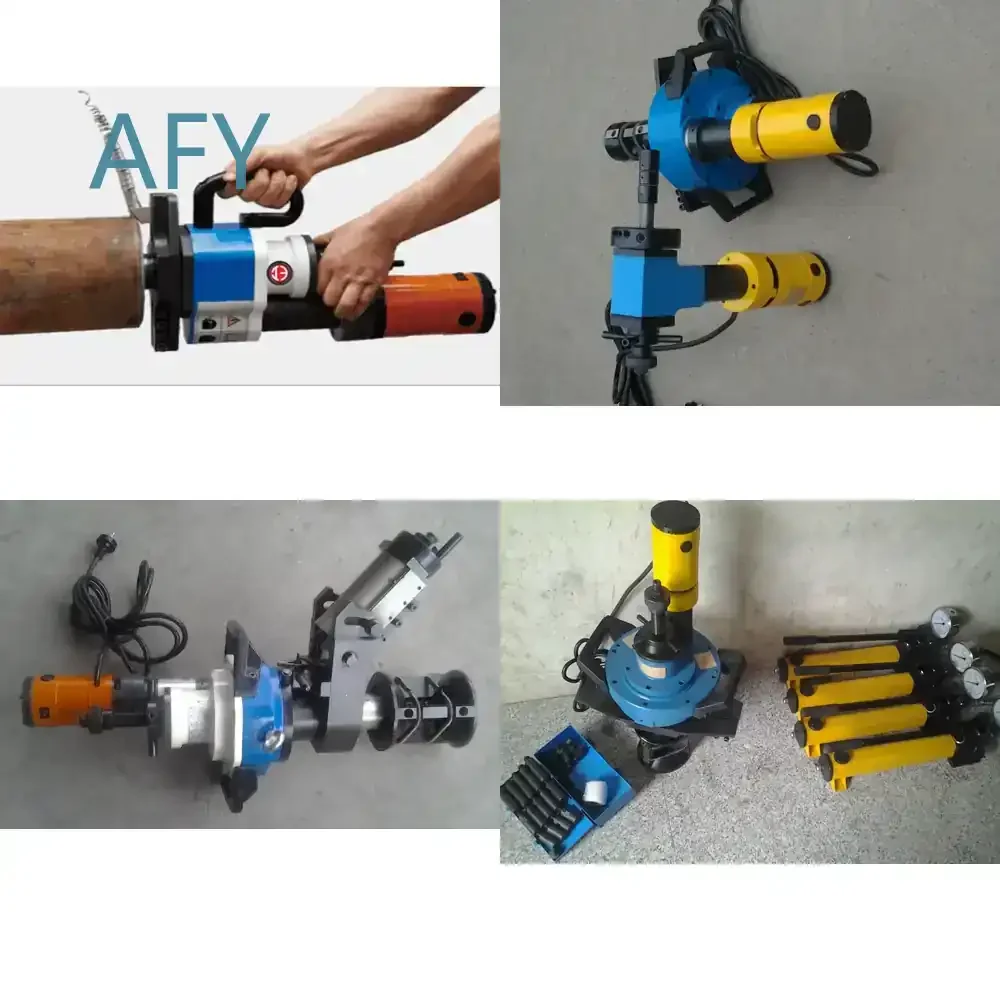 Pipe Chamfering Machine for Carbon Steel Stainless Steel Alloy Steel Pipe Beveling Tool for Metal Pipe Cutting and Welding