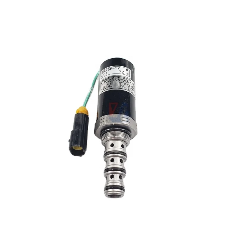 JUYULONG Excavator Parts For Kobelco Hydraulic Control Solenoid Valve VOE14574269 KDRDE5KR-20/40C07-203A  R215-7 R225-7