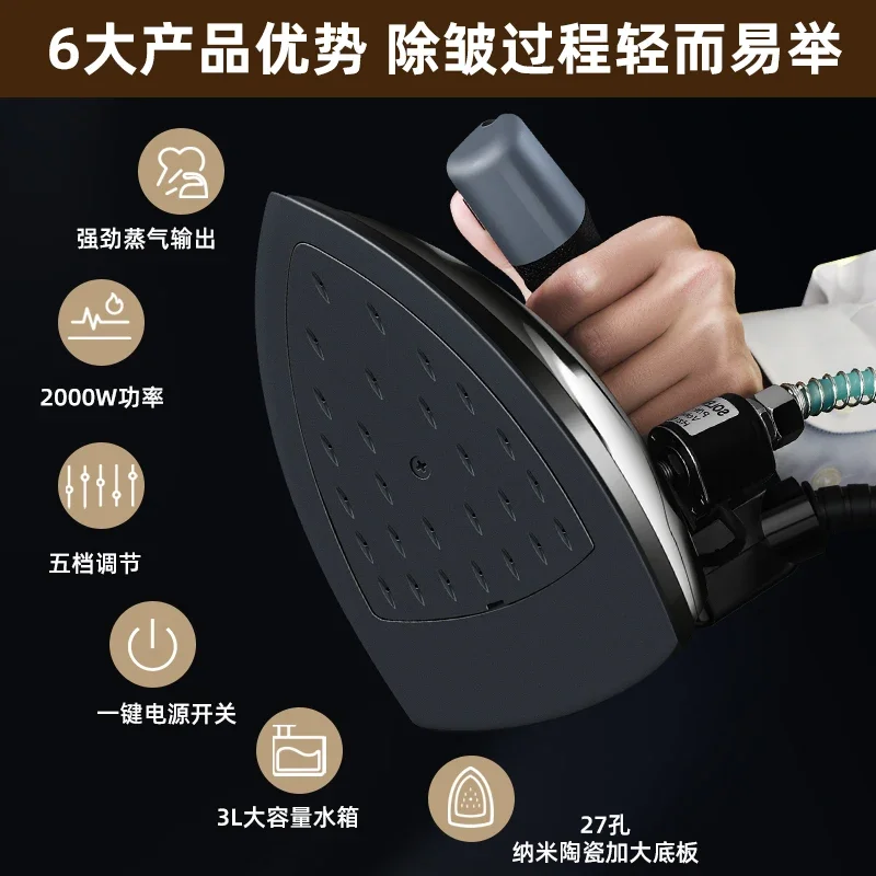 Steamer for clothes Industrial Vintage electric Steam iron Handheld steamer iron Automatic clothes iron steamer home appliances