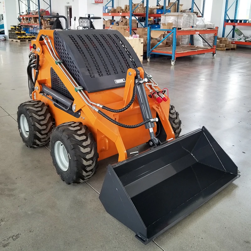 Cheap Mini Skid Steer Loader For Sale Customize  Small Skid Steer Front End Loader With Bucket Mini Skid Steer Loader