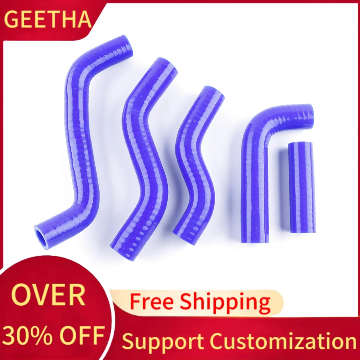 

For 2007-2009 Suzuki RMZ250 RMZ 250 Silicone Radiator Coolant Pipe Tube Hose Kit