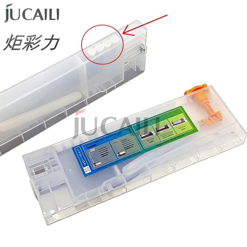 

JUCAILI, бесплатная доставка, 4 шт., 220 мл, картриджи для чернил с 4 отверстиями для систем подачи чернил Mimaki, Mutoh, Roland, пустые, для заправки