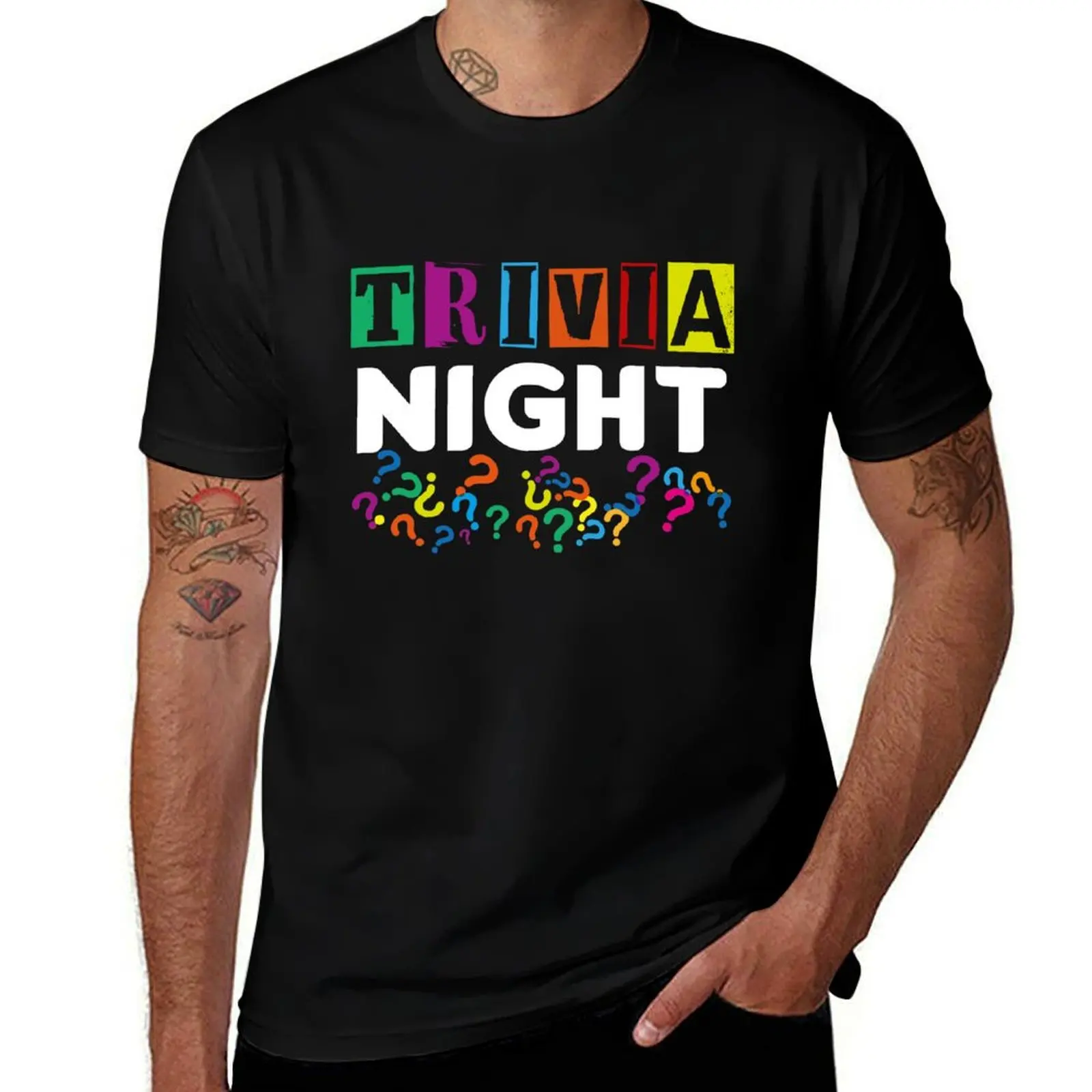 

Trivia Night T-Shirt t shirts for man cotton soft man t shirt summer T-Shirt