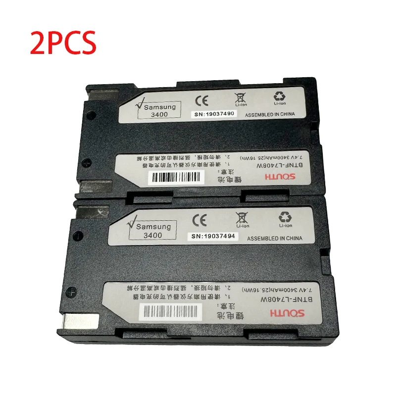 

2PCS GPS RTK 7.4V 3400mAh BT-L7408W Battery For South S82 Ruide R90i / R6 Kolida K5 / K9 Sanding T66 GNSS Surveying Instruments