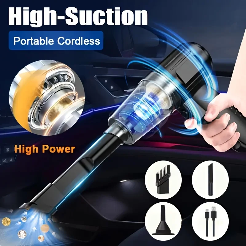 Office cleaning Handheld vacuum cleaner Computer vacuum cleaner Blow-suction integrated large suction convenient vacuum cleaner