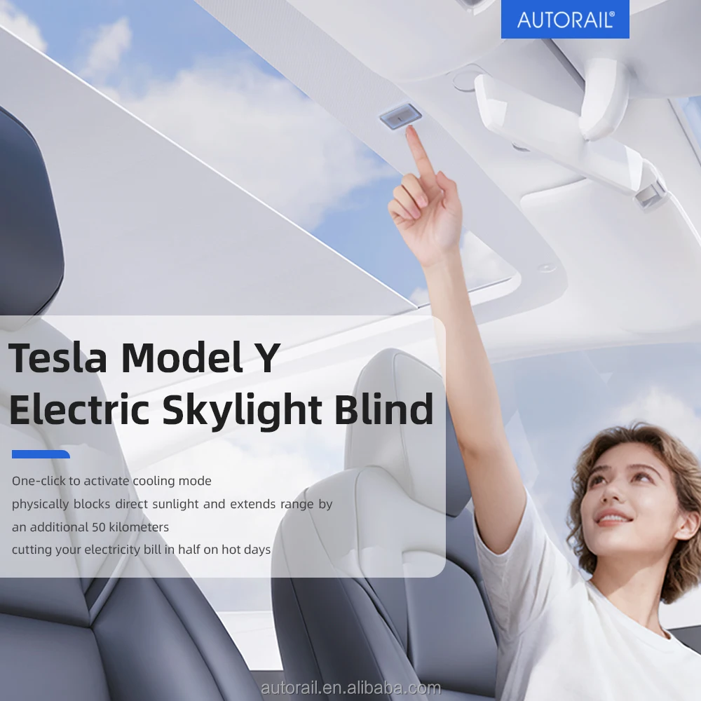 Electric Honeycomb Sunroof Shutters for Model Y Cars