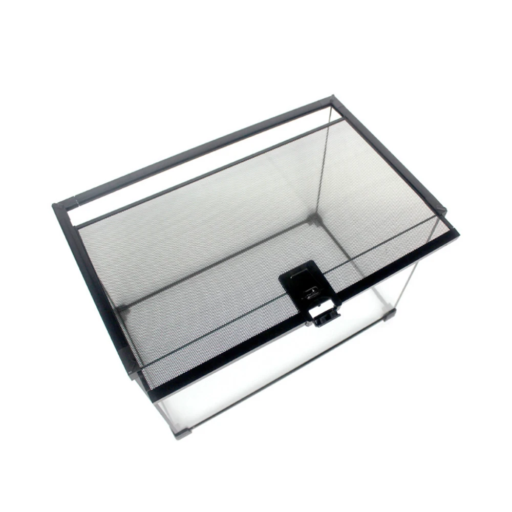 High Quality Small Square Reptile Breeding Box Taran Ant Farm Glass Nest Reptile Spider Boxes Enclosures