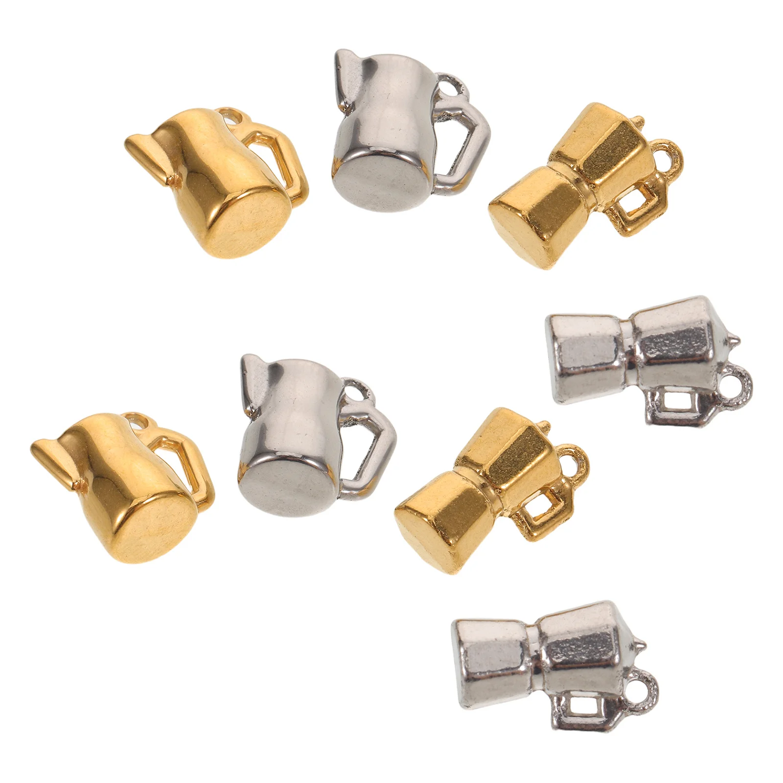 

8 шт., кулон из нержавеющей стали, ювелирные изделия, подвеска, элегантный кувшин для воды, трофей, ожерелье, браслет, серьги, ремесла, подвеска из нержавеющей стали