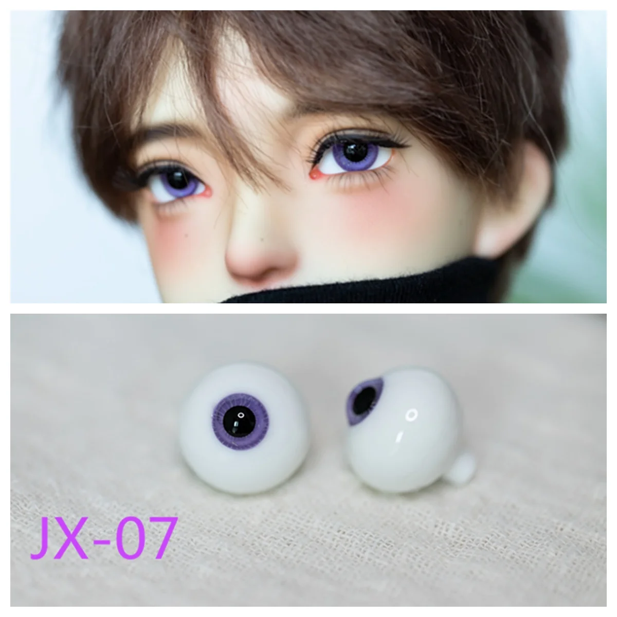 

Глазное яблоко для куклы BJD 12 мм, 14 мм, 16 мм, маленькая линейка, мигающее стекло для учеников, аксессуары для кукол BJD 1/3, 1/4, 1/6