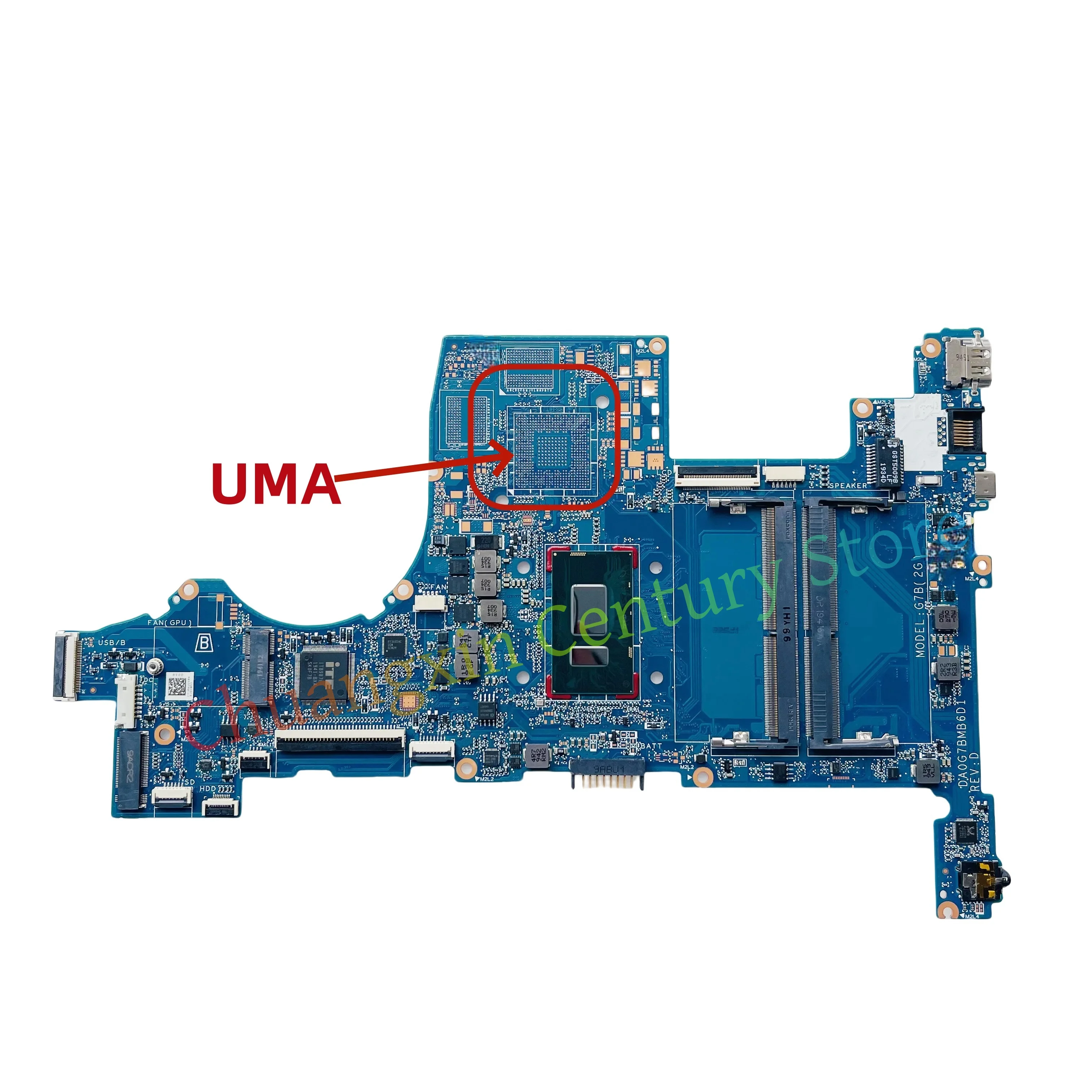 DA0G7BMB6D1 DA0G7BMB6D0 motherboard for HP Pavilion 15-CS laptop with I5-8250U I7-8550U CPU MX150 2GB GPU 100% Tested Full Work