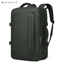 Mochila de viaje de gran capacidad para hombre, morral expandible para ordenador portátil, impermeable, 15,6