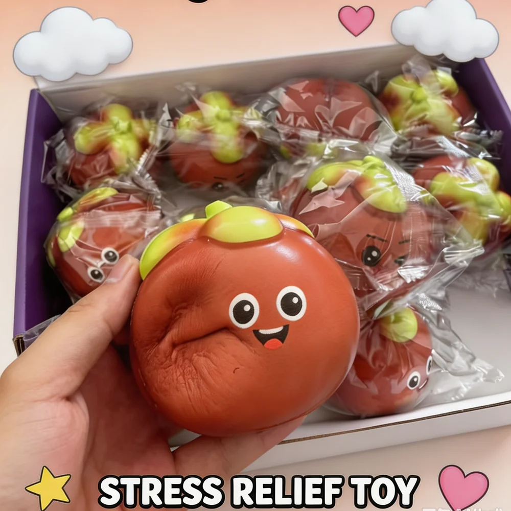 1/2/3 Stück Simulations-Wassermelonen-Quetschspielzeug, langsam zurückfederndes Frucht-Stressabbau-Spielzeug, Dekoration für Erwachsenenpartys, Geschenk, Quetschspielzeug – Detail 10