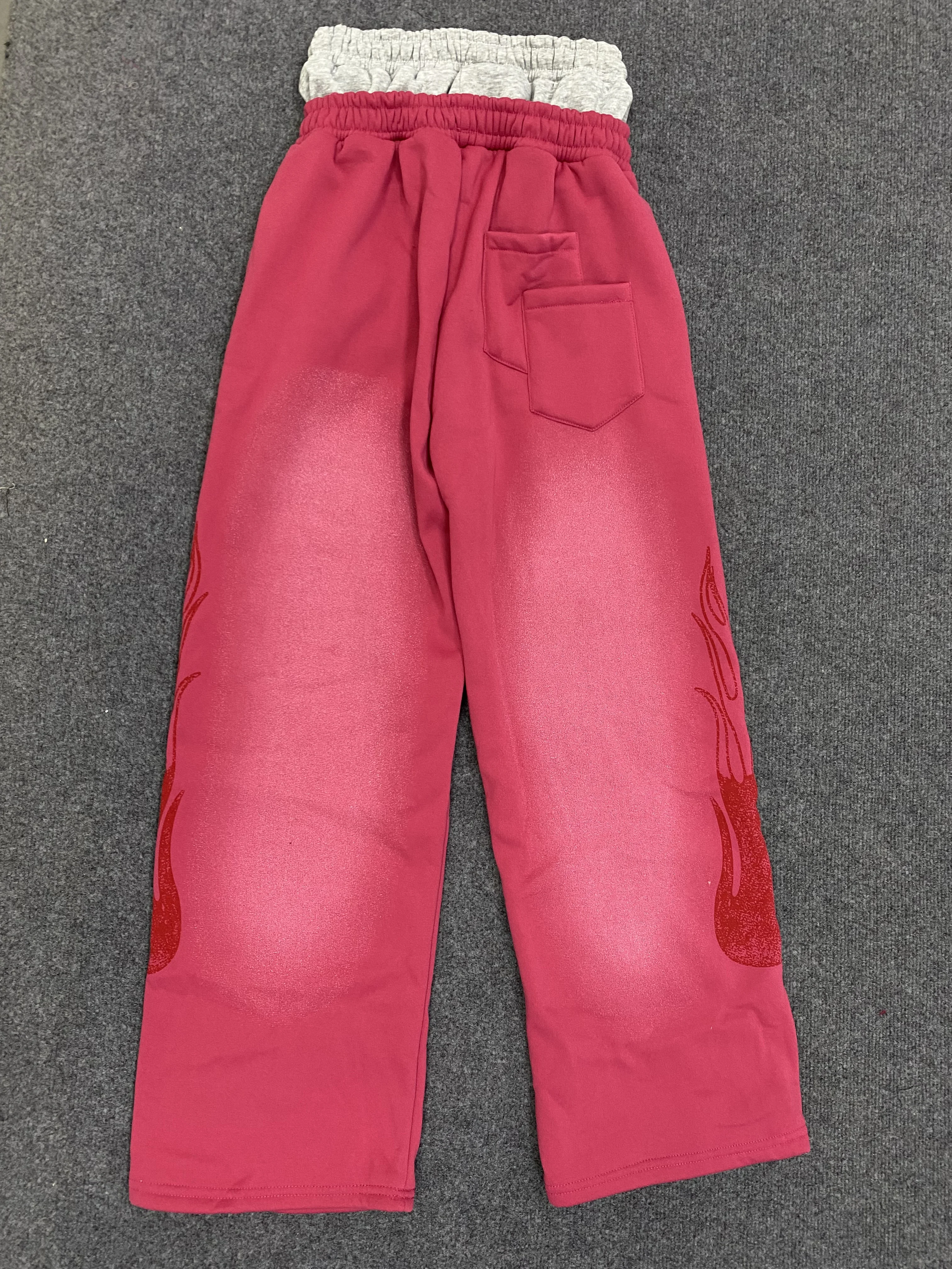 Свободные широкие брюки с двойным поясом, повседневные брюки, универсальные брюки с цветными блоками, модный тренд