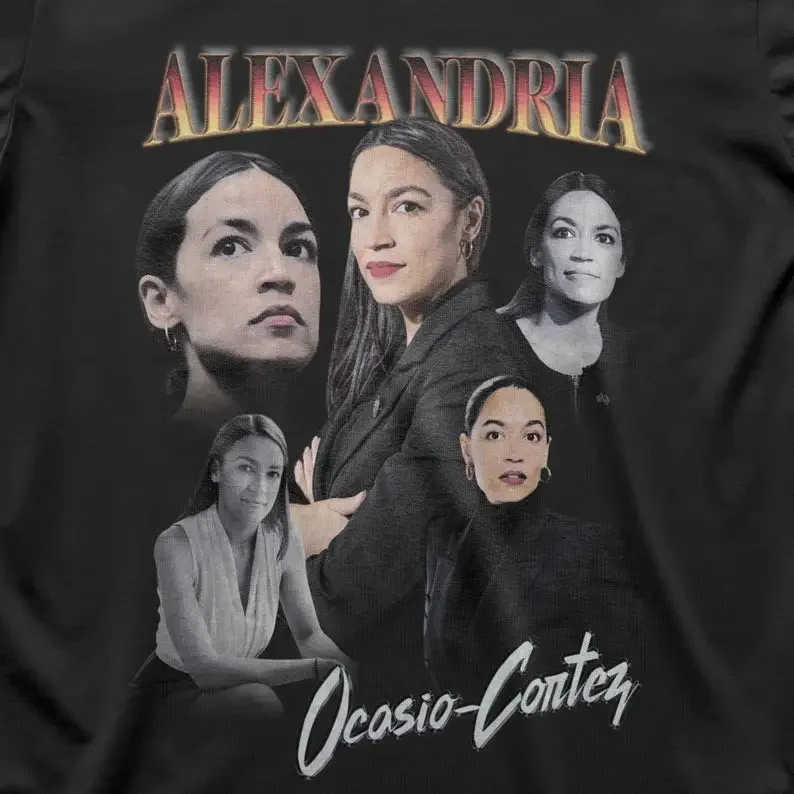 Alexandria Ocasio-Cortez AOC 90's   T-Shirt