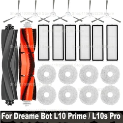 Dreame Bot L10 Prime / L10s Pro Vacuum Cleaner Main Roller Side Brush Hepa Filter Mop Cloths Rags Accessories