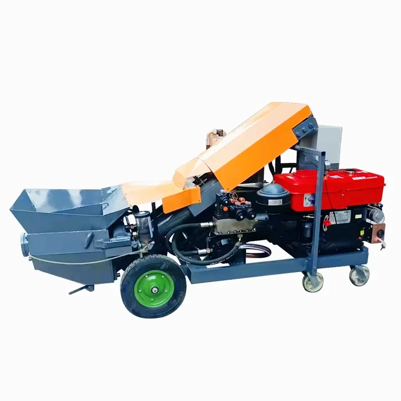 High Speed Mobile Diesel Mortar Concrete Mixer Machines with Pump Trucks for Sale