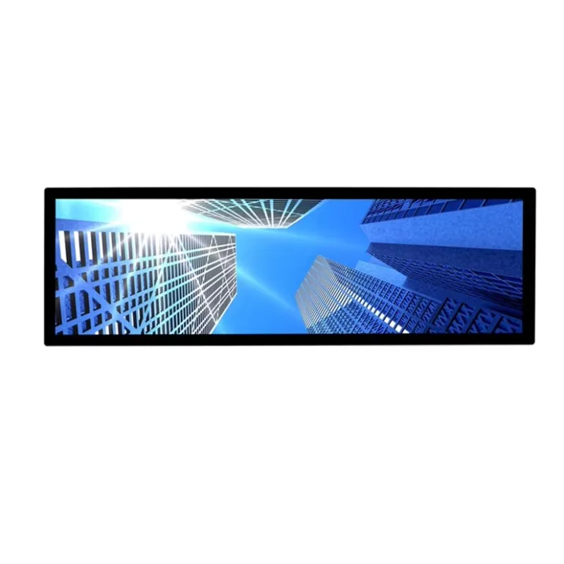 Full Color Long Strip LCD Bar Edge Smart , Digital Signage Stretch Display for Supermarket Shelves Aliexpress