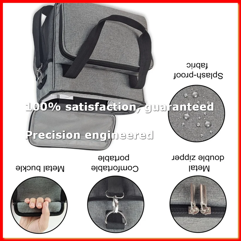 Coffee Maker Bag Single Coffee Brewer Waterproof Storage Bag with Extra Pockets Coffee Machine Storage Bag-A55K