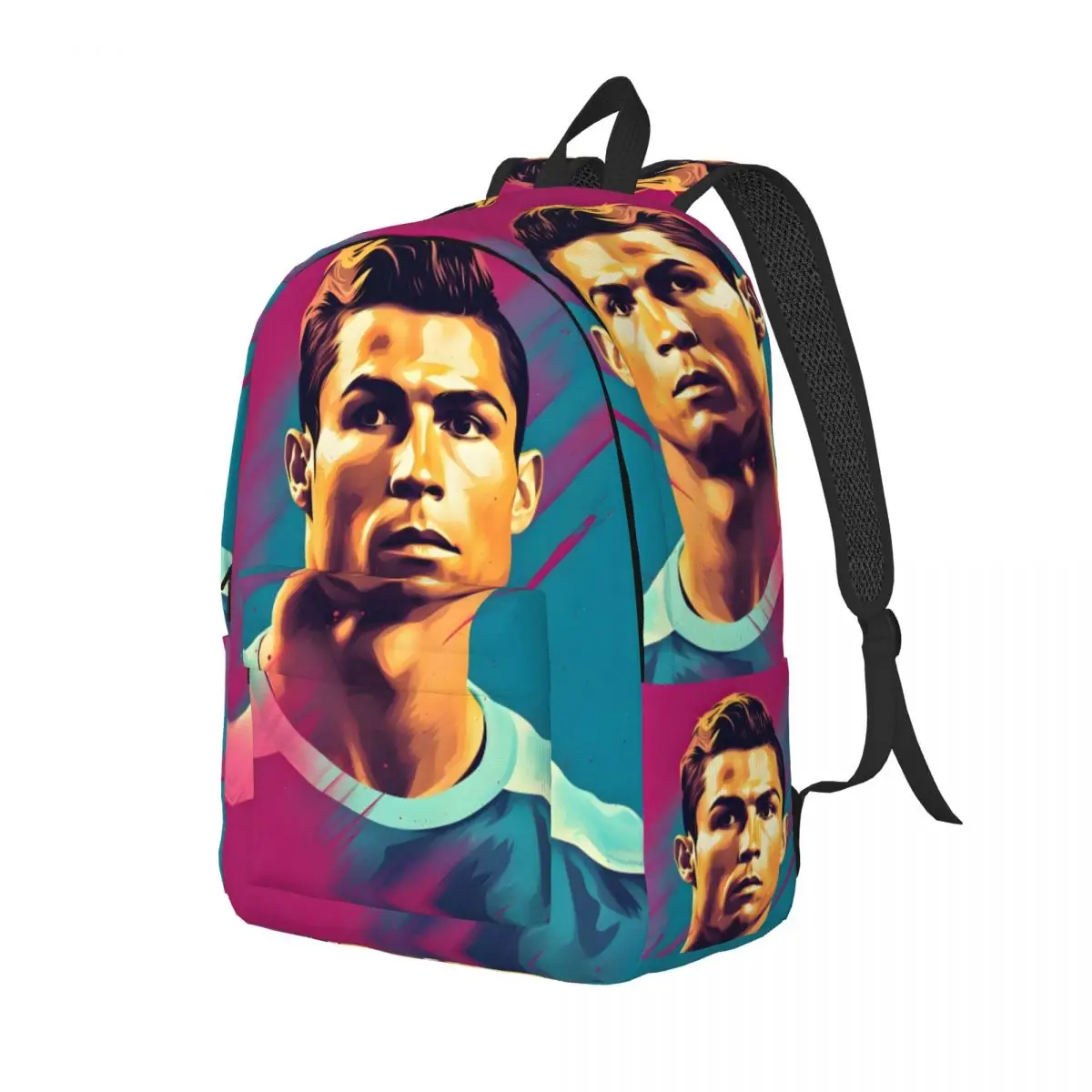 Cr7 Cristiano Ronaldo Bags Printed Lightweight Casual Schoolbag For School, Outdoor, Shopping, Office 15.7in 17.7in