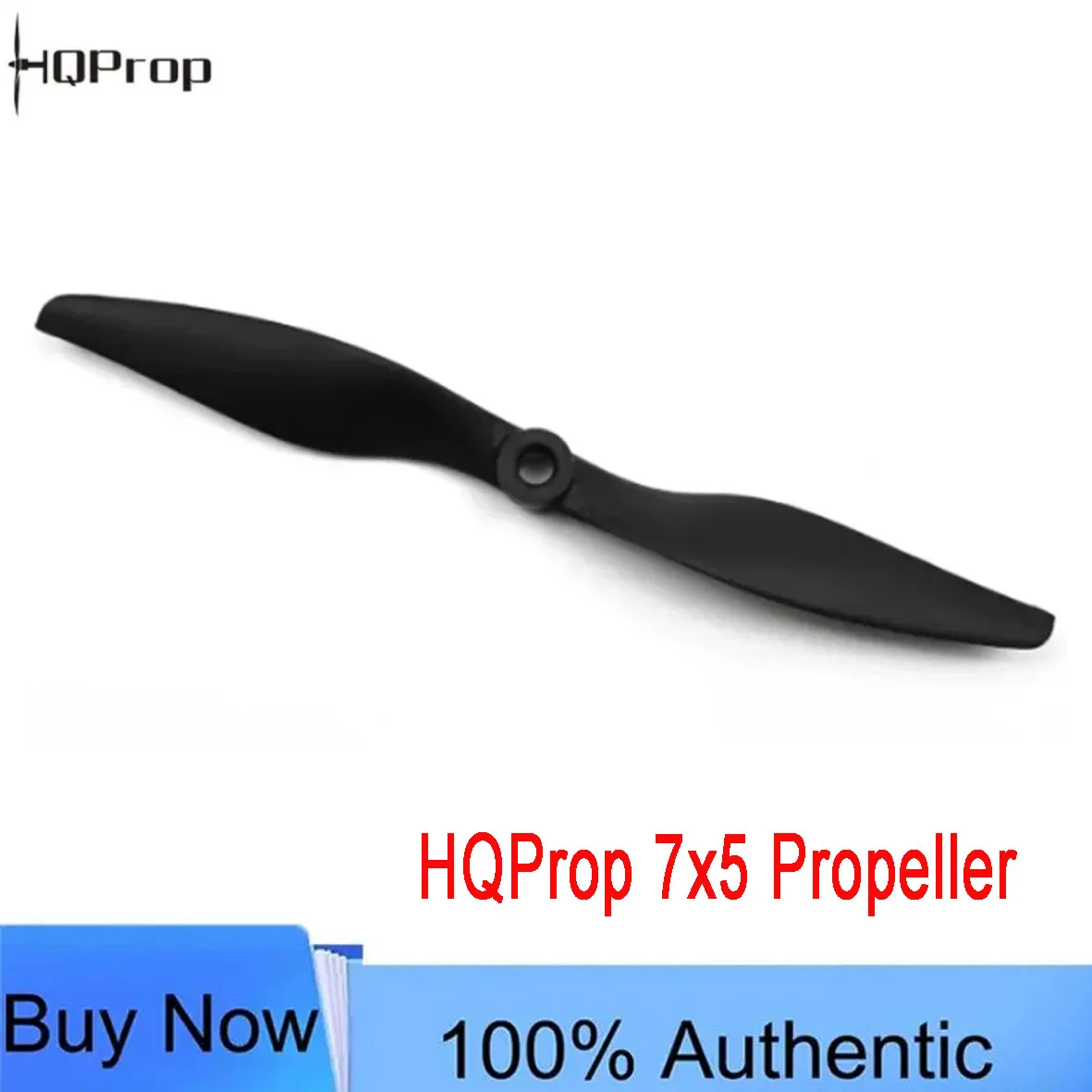 HQProp Thin Electric Pusher 7x5 Propeller 7Inch 2-Blade Paddle Glass Fiber Reinforced Nylon Prop Lightweight for RC Drone