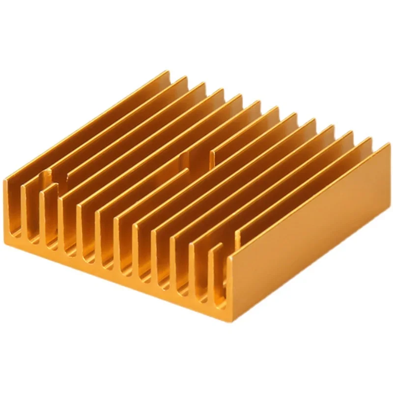 High Quality Gold 3D Printer Accessories 40 * 40 * 11 Makerbot Heat Sink Mk7MK8 Universal Extruder