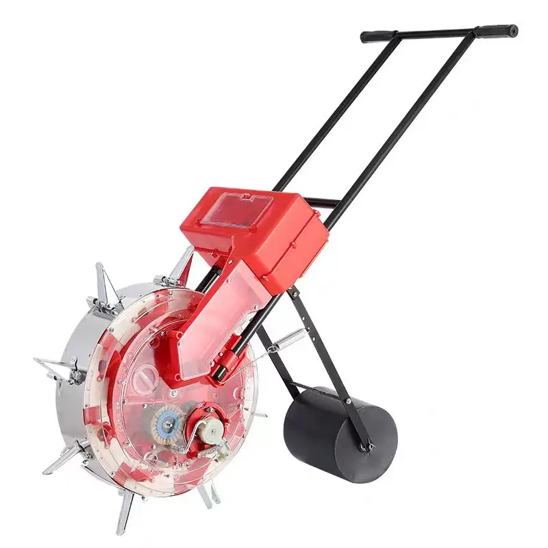 Hand Push Corn Bean Planter Manual Rice Seeder Peanut Planter Drum Seeder Small Multifunction Hand Sowing Machine