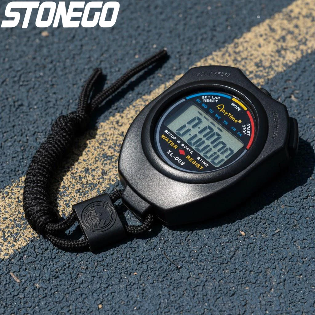 

Цифровой спортивный секундомер, таймер, большой дисплей, функция сигнализации даты и времени для тренеров, фитнес-тренировок