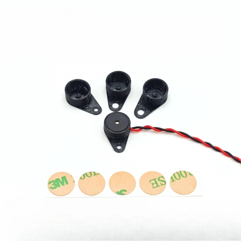 Mini 5V Active Buzzer BB Sound with Protection Cover Mount Shell DIY Accessories for RC Drone F4 F722 AIO Flight Control