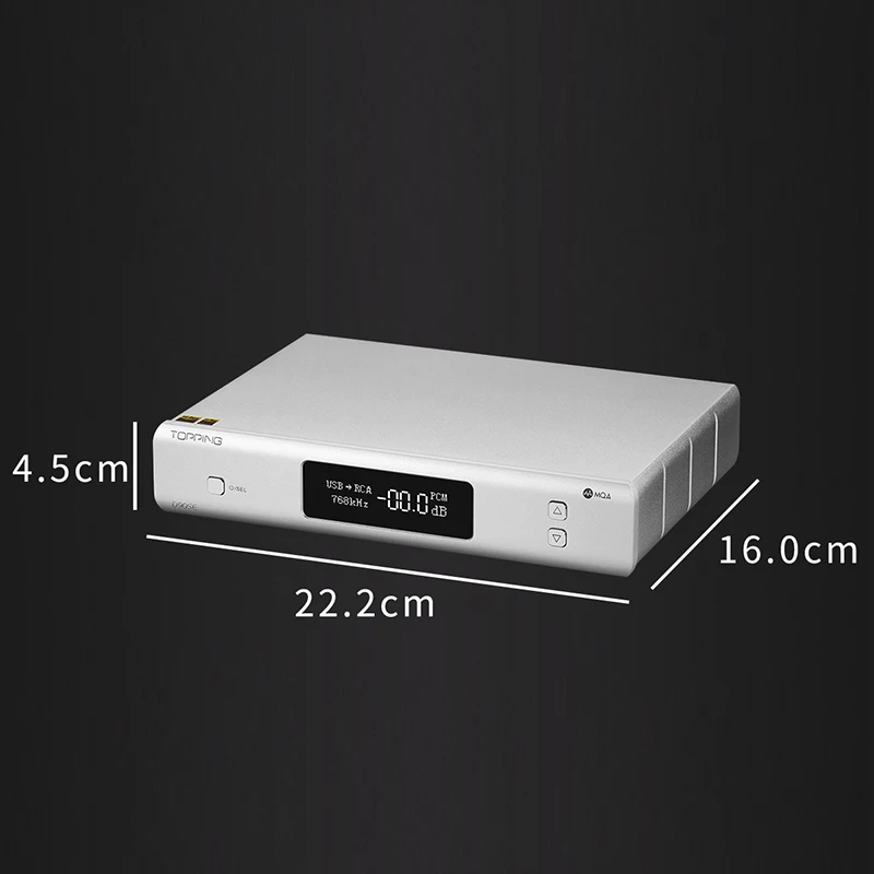 TOPPING D90SE ES9038Pro MQA DAC Bluetooth 5.0 DSD512 PCM768kHz Fully Balanced HiFi Decoder Remote Control