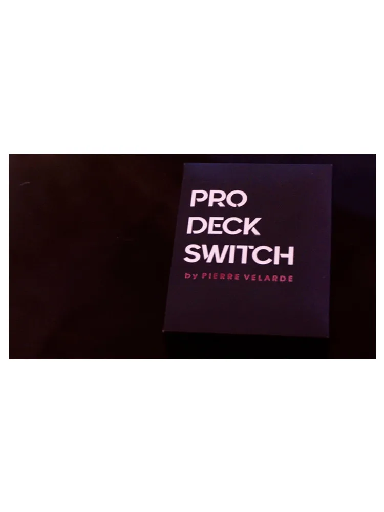 

PRO DECK SWITCH Gimmick By Pierre Velarde Card Magic and Trick Decks Close up Magic Props Illusion Street Magic Tricks Mentalism