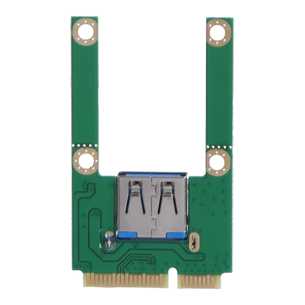 Mini pci-e-usb3.0 확장 카드 Mini pci-e-usb3.0 PCI Express 어댑터 카드, Windows Mac OS 용 노트북 용 나사 포함