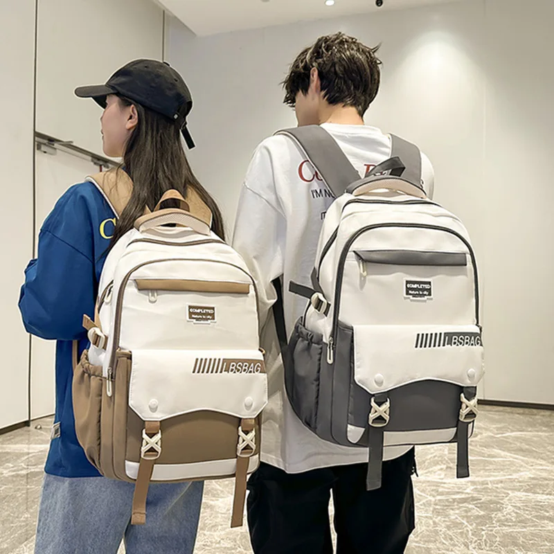 

Модный женский рюкзак высокого качества, школьная сумка для мальчиков и девочек, большая вместимость, дорожные мужские рюкзаки, студенческий школьный рюкзак