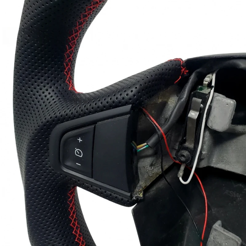 Custom Real Carbon Fiber Steering Wheel Fit Zoe Twizy Thalia Talisman Megane Kangoo Clio Fluence Interior Mod Parts