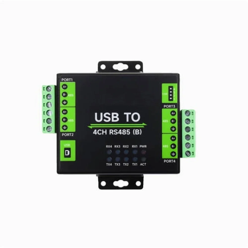 

Изолированный преобразователь USB в 4-портовый RS485 промышленного класса CH344L, последовательный чип для WINDOWS, для MAC, LINUX, для конвертера ANDROID