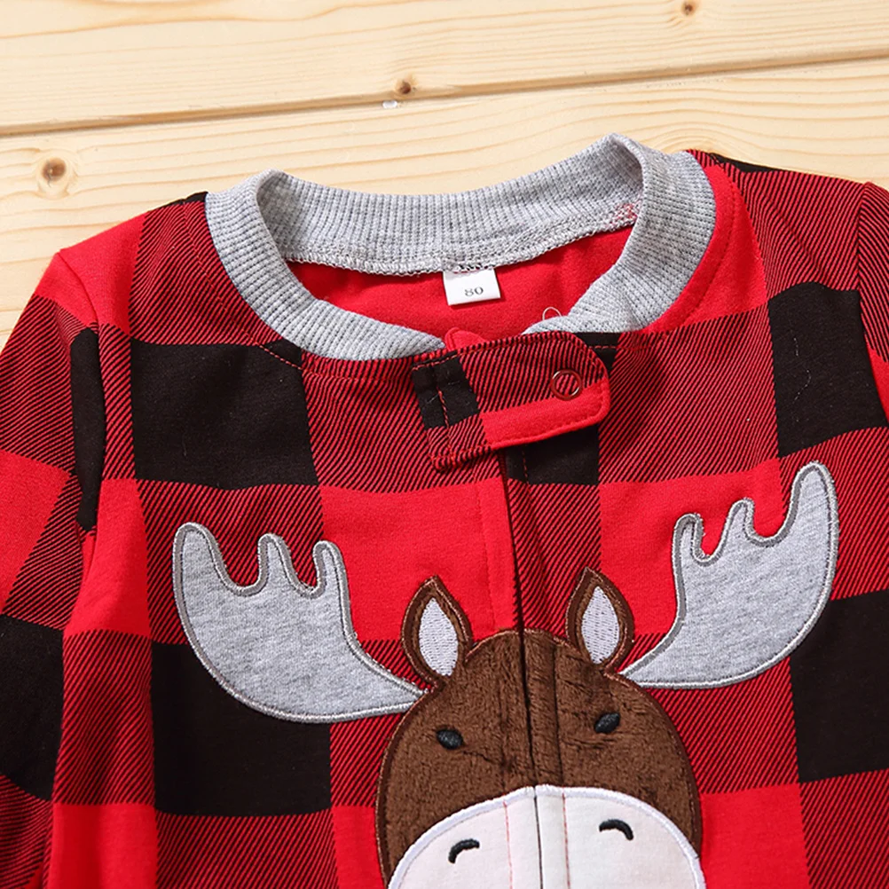 

Baby Christmas Romper Infant Long Sleeve Cotton Jumpsuit Winter Warm One-Piece Toddler Newborn Clothes Xmas Costume Cartoon