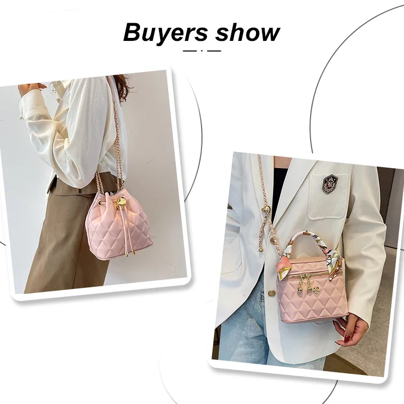 High Quality Leather Bucket Bag With Shoulder Strap Handmade Diy Bag Kit Set Bottom Material Homemade Hand Sewing for Women