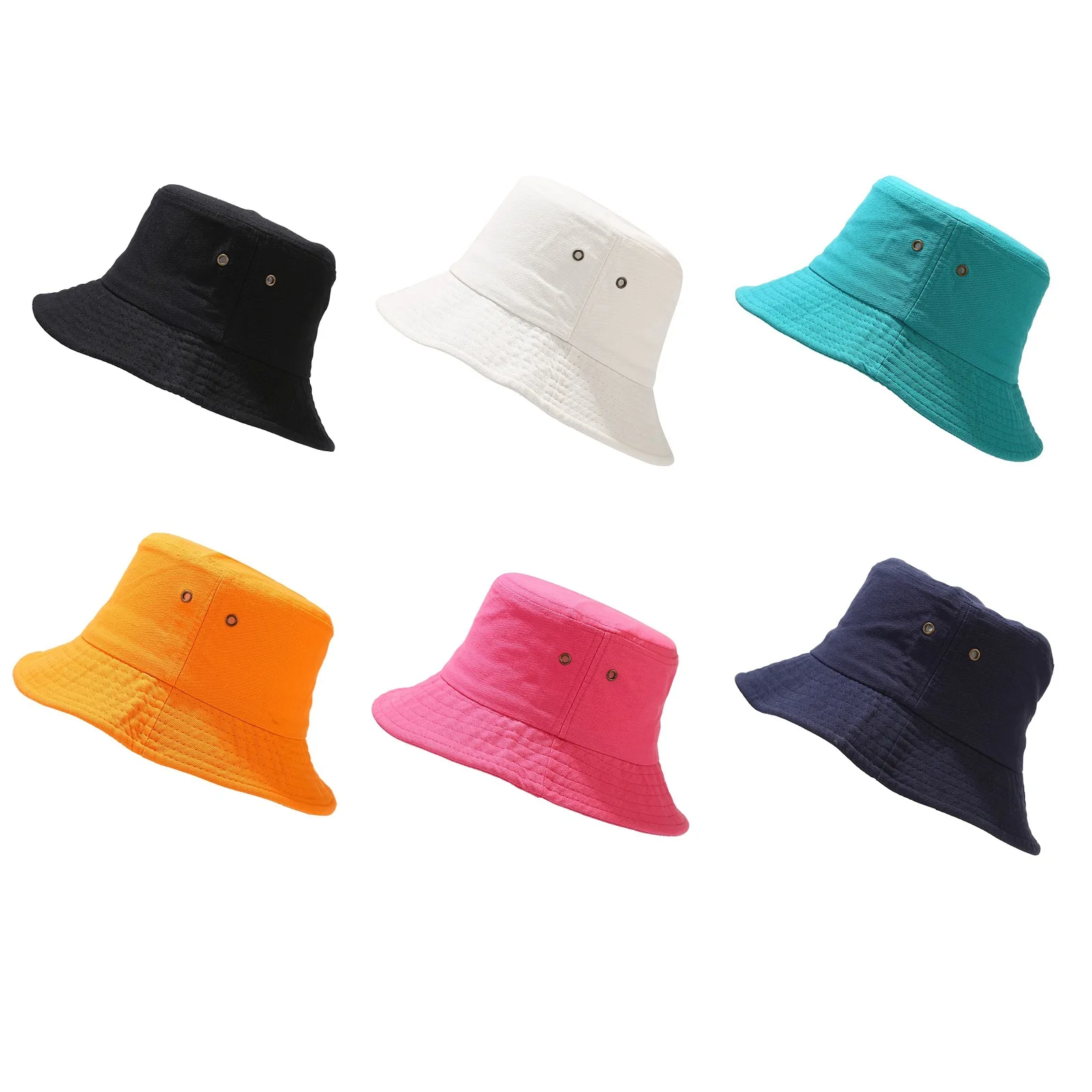 

Fashion Macaron Solid Color Unisex Bucket Hat Cotton Sunshade Fisherman Hat High Quality Outdoor Sport Fishing Cap for Women Men