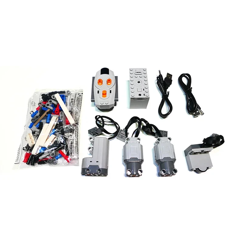 Moc 42110 Technische App Controle Rc Motor Set Modificatie Bouwstenen Kit Voor Land Suv Verdedigers Rover Auto Diy Bakstenen Speelgoed