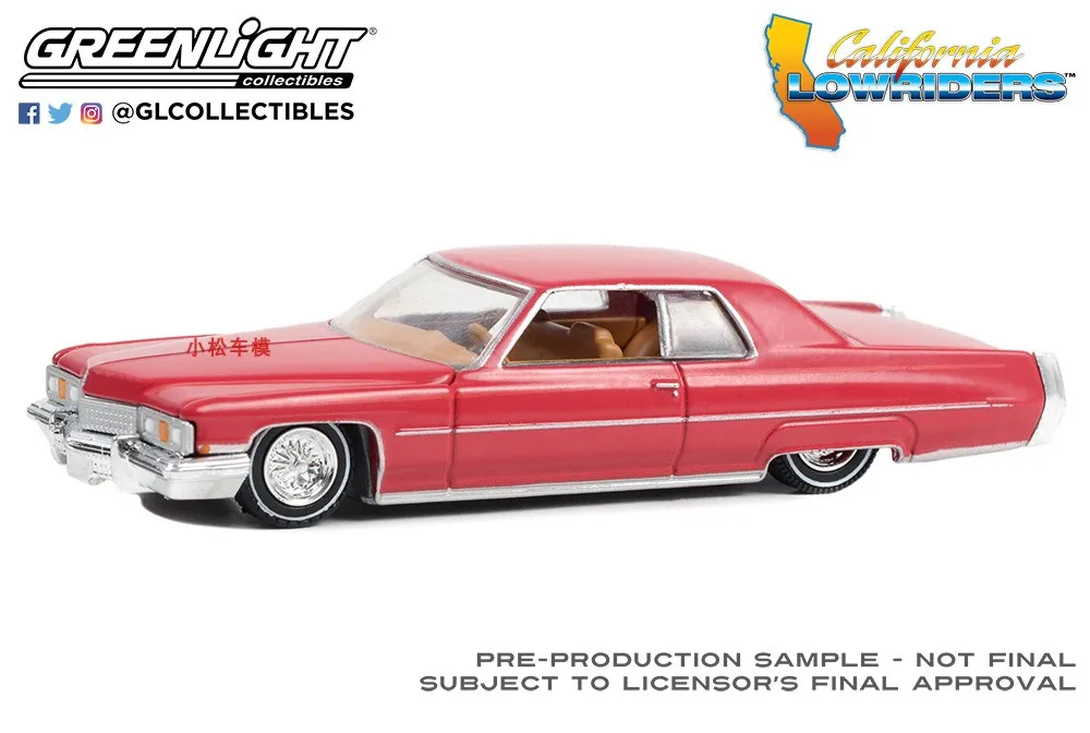 

Серия California Lowrider 3-1973 Cadillac Coupe de Ville, изготовленная на заказ модель из каштанового сплава