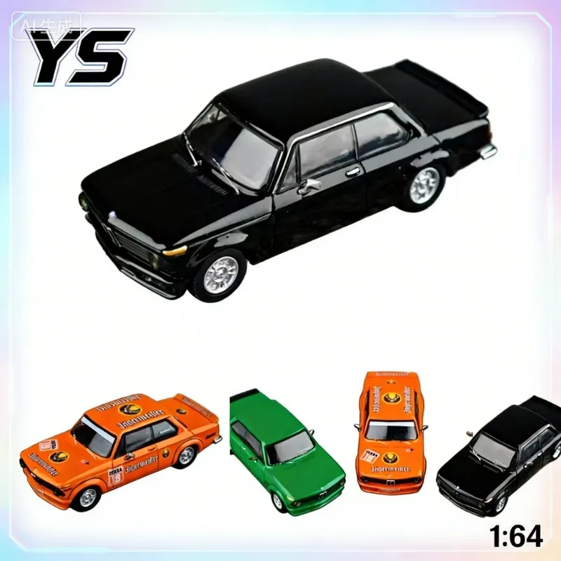 

YS 1:64 BMW 02 Series 2002 Turbo, Cast Alloy Model, Festival Gift,Adult High-End Static Collection Piece.