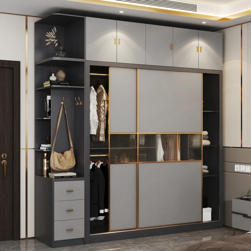 Organizer Underwear Wardrobes Doors Modern Side Cabinet Storage Wardrobes Cabinet Drawers Cabides Para Roupas Bedroom Furniture