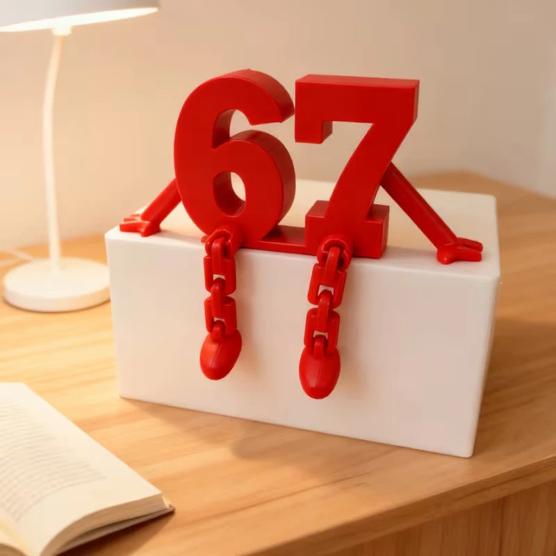 67-Character Poseable Figure - Posable Action Doll, Relief Fidget Toy for Display Desk Office Home Decor