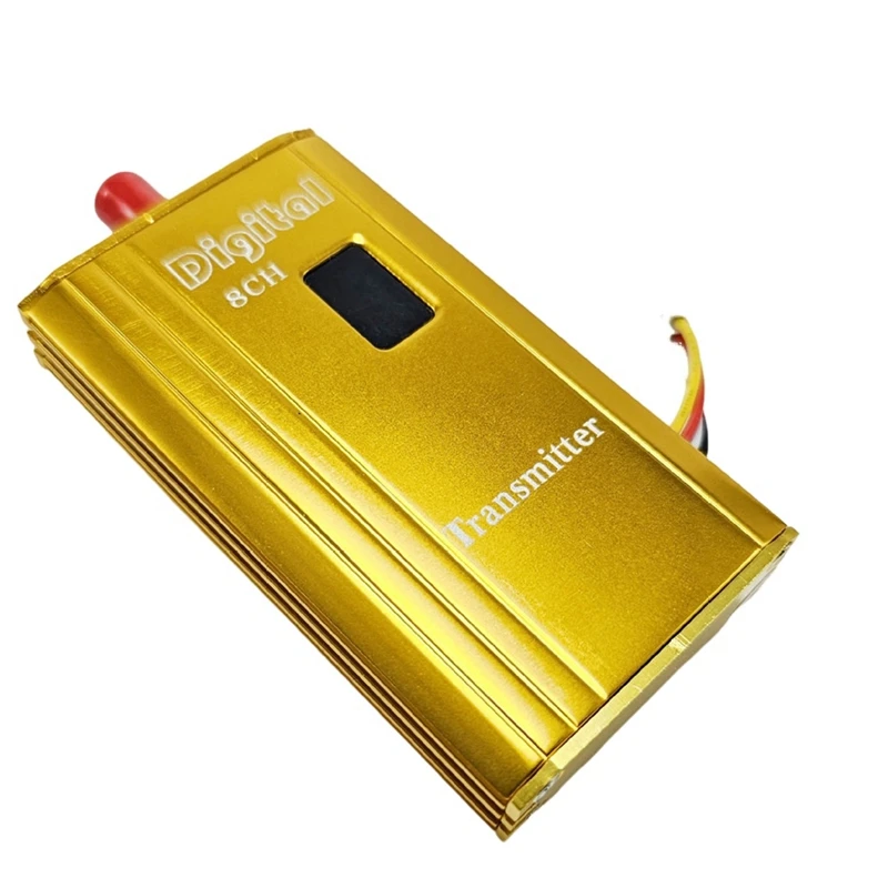 เครื่องส่งสัญญาณวิดีโอเสียง1.2G 1.3G 2W FPV vtx 8CH 2000mW FPV quadter โดรนอาร์ซี