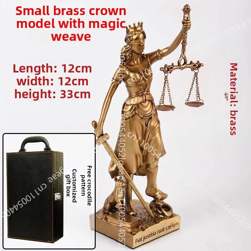 

Judicial Fairness and Justice Goddess Figures Statue Desk Decoration Mythical Character Resin Sculpture Room Aesthetic Decor