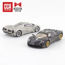 TIME MICRO ModernDream+CCA Co Branded 1/64 Pagani Utopia Diecast Automotive Model Ornaments Cas Toys Gift Decorations