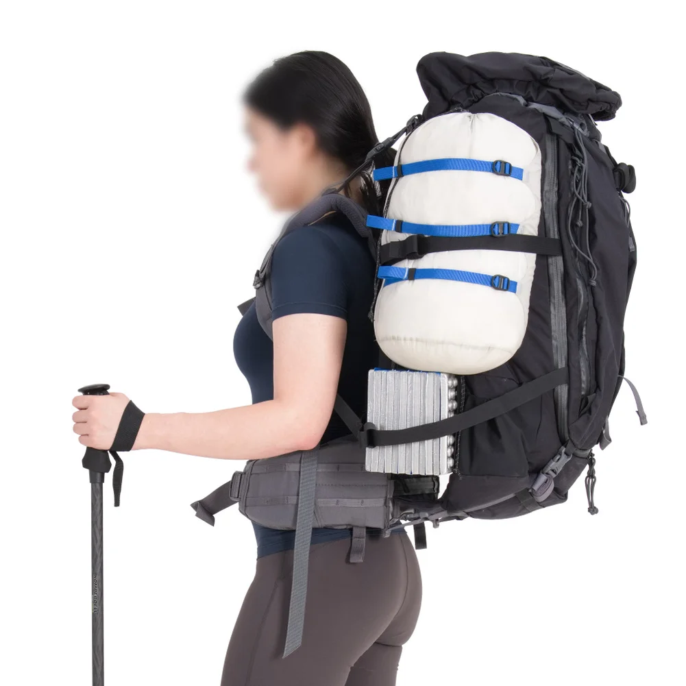 High Performance Compression Sack 20D Lightweight Fabric Reduces Bulk in Backpacks for Extended Outdoor Journeys