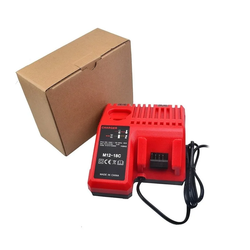 Para M`12 para M`18 cargador de repuesto rápido M & 12-18 12V 18V cargador de iones de litio para cargador de batería Milwaukee UE/REINO UNIDO/EE.
