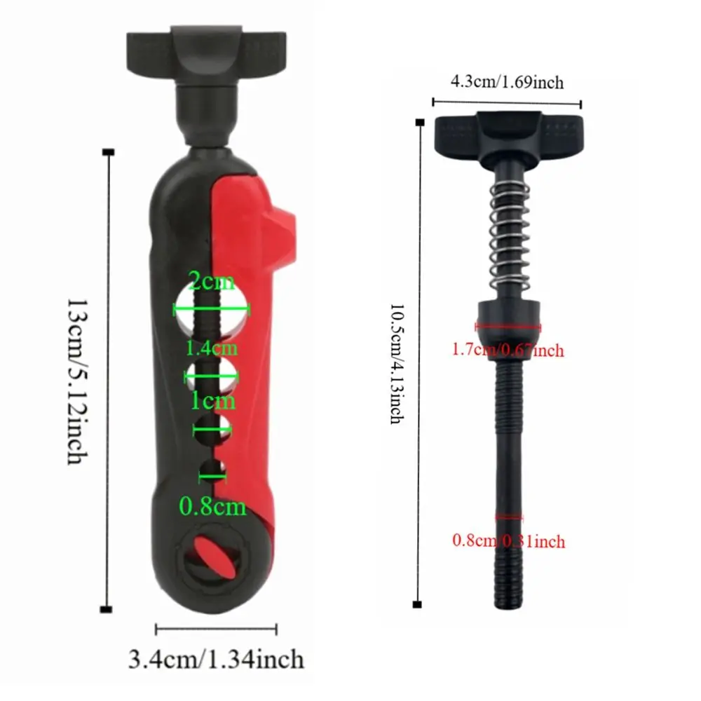 휴대용 미니 낚시줄 스풀러 분리형 조절 가능한 낚시줄 와인더 다기능 릴 와인더 낚시 액세서리